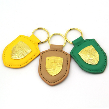 China Cheap Girl Gifts Beautiful Blank Heart Personalized Pu Leather Keychain Key Chain Custom Logo